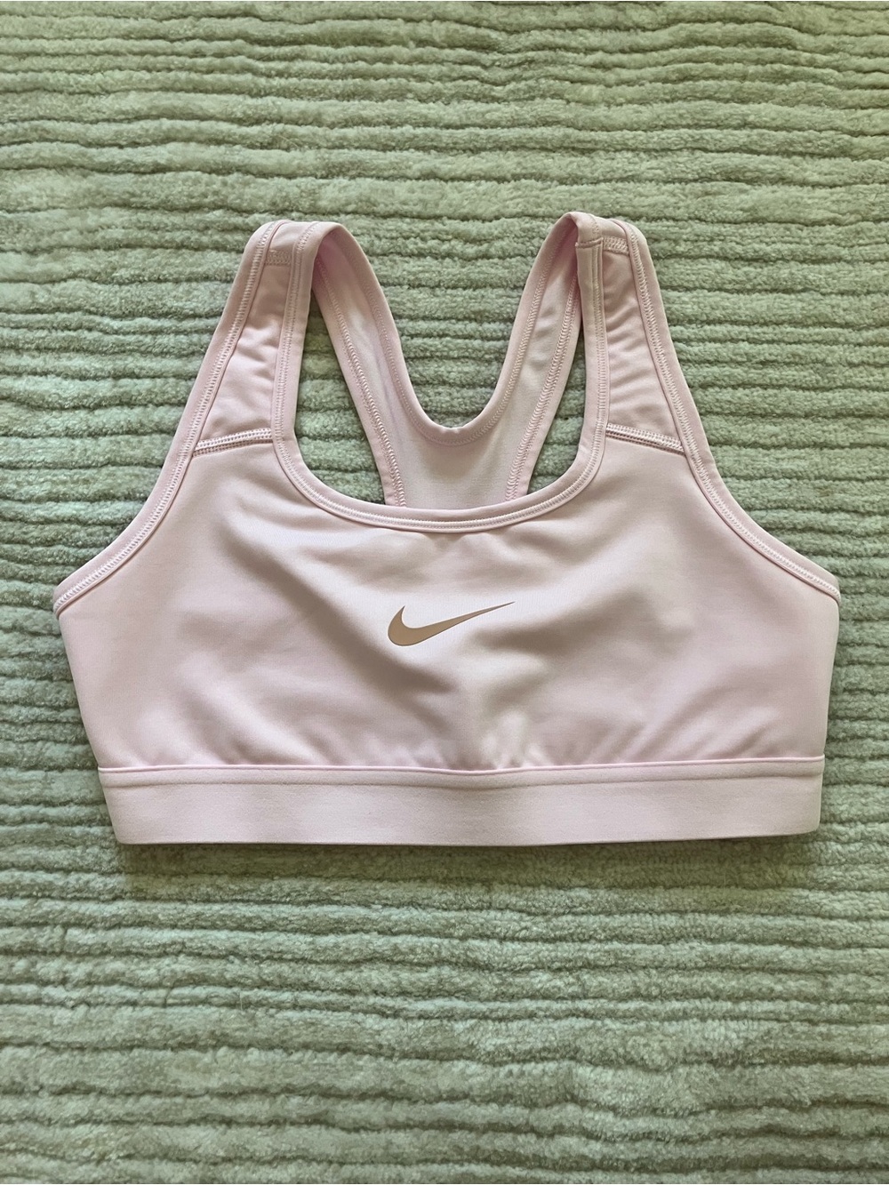 Nike Girls Light Pink Medium Support Sports Bra